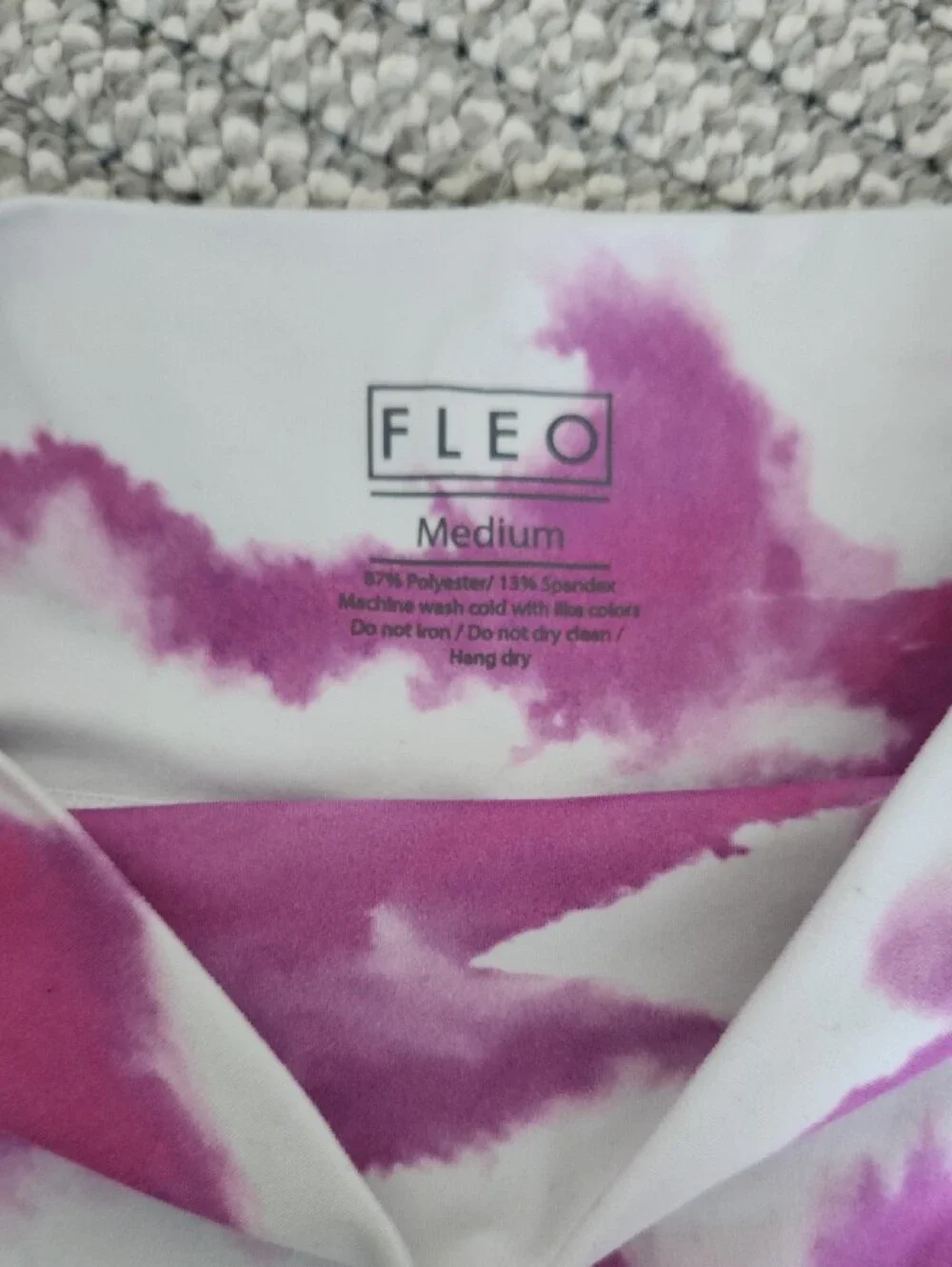 Fleo High-Rise Pink Tie-Dye Shorts
